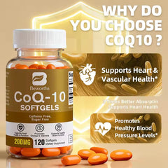 CoQ10 Energy & Heart Support - 120 Capsules