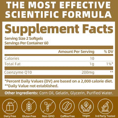CoQ10 Energy & Heart Support - 120 Capsules