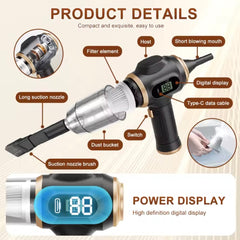 Advanced ABS Wireless Vacuum Cleaner
