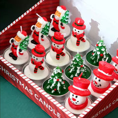 12-Piece Christmas Candle Set 🎄