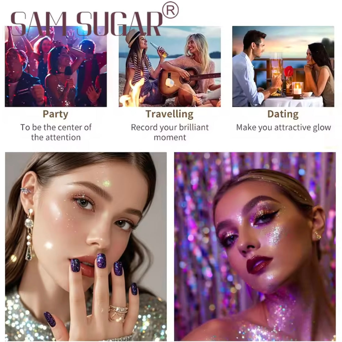 Sam Sugar Shimmer Glow Spray