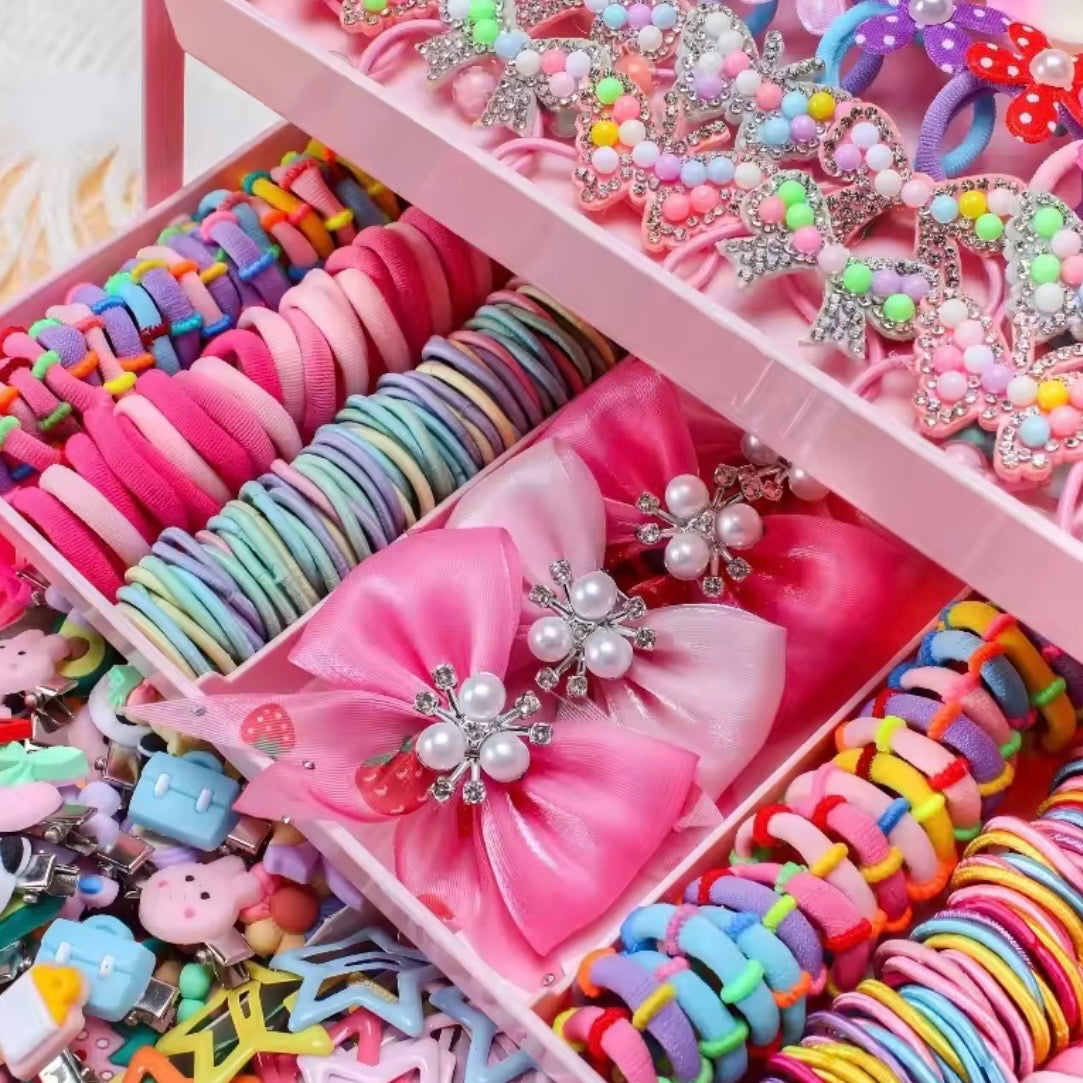 546-Piece Girls Hair Accessories Set 🎀