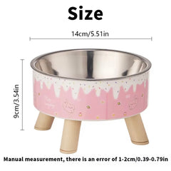 Elevated Ice Cream Pet Bowl 🍦