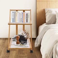 2-Tier Bamboo Cart