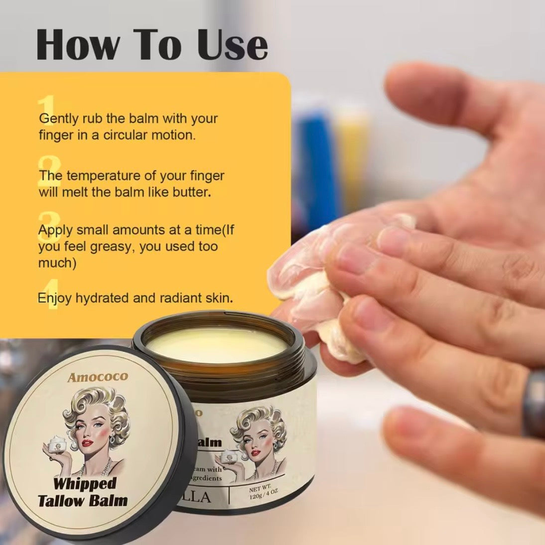 Marilyn Monroe Whipped Tallow Balm