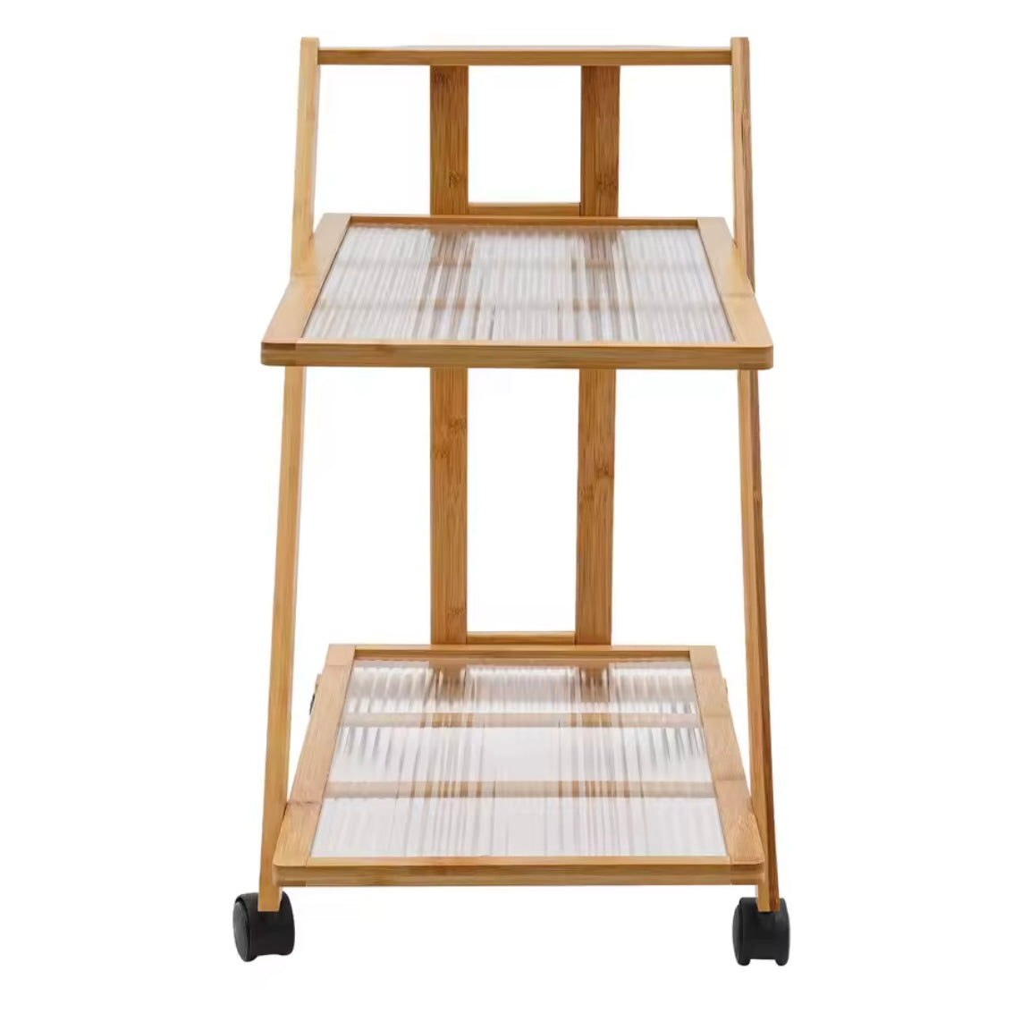 2-Tier Bamboo Cart