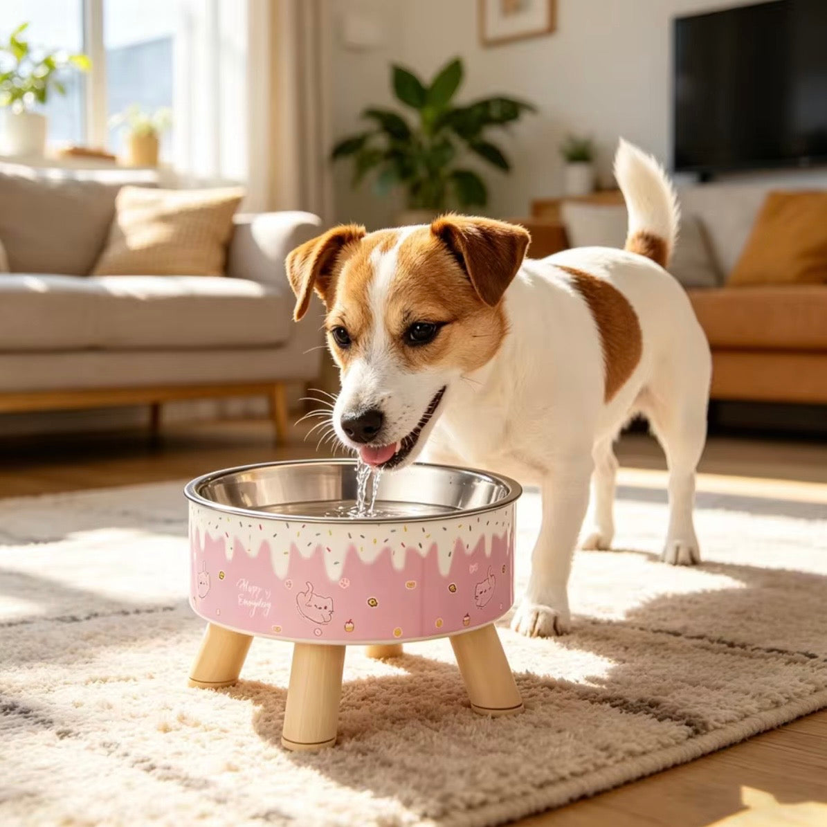 Elevated Ice Cream Pet Bowl 🍦