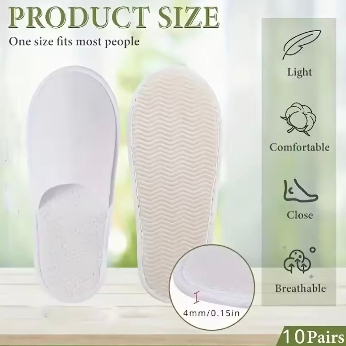 Soft Home Slippers – 20/50 Pieces