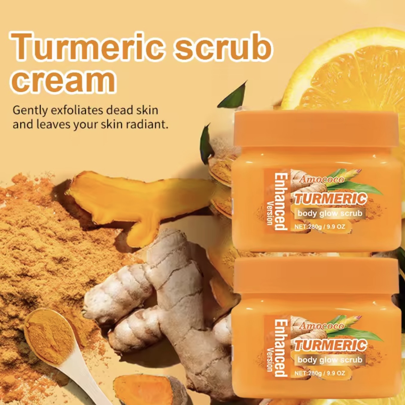 Turmeric Body Scrub - 2 Pack