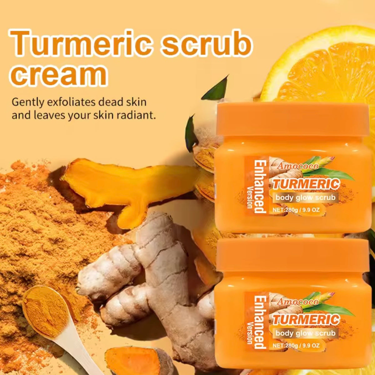 Turmeric Body Scrub - 2 Pack