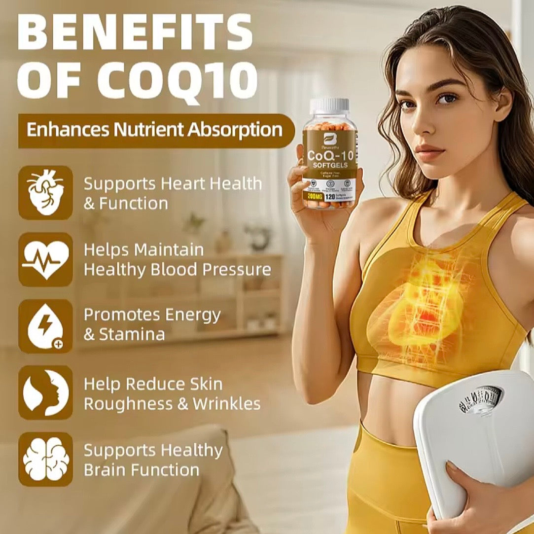CoQ10 Energy & Heart Support - 120 Capsules
