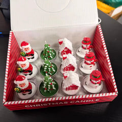 12-Piece Christmas Candle Set 🎄
