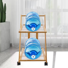 2-Tier Bamboo Cart