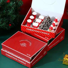 12-Piece Christmas Candle Set 🎄