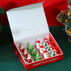 12-Piece Christmas Candle Set 🎄