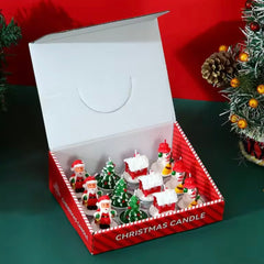 12-Piece Christmas Candle Set 🎄