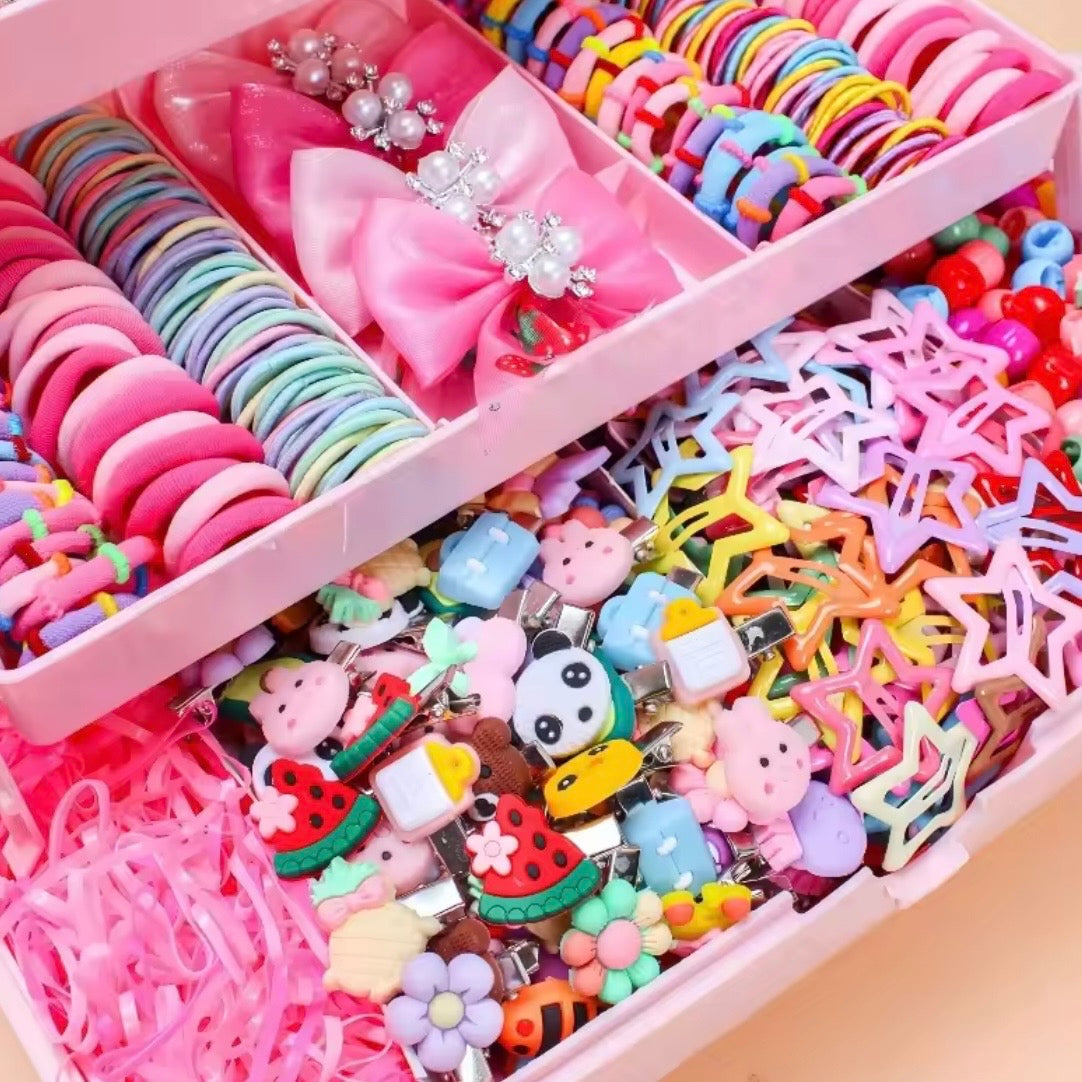 546-Piece Girls Hair Accessories Set 🎀
