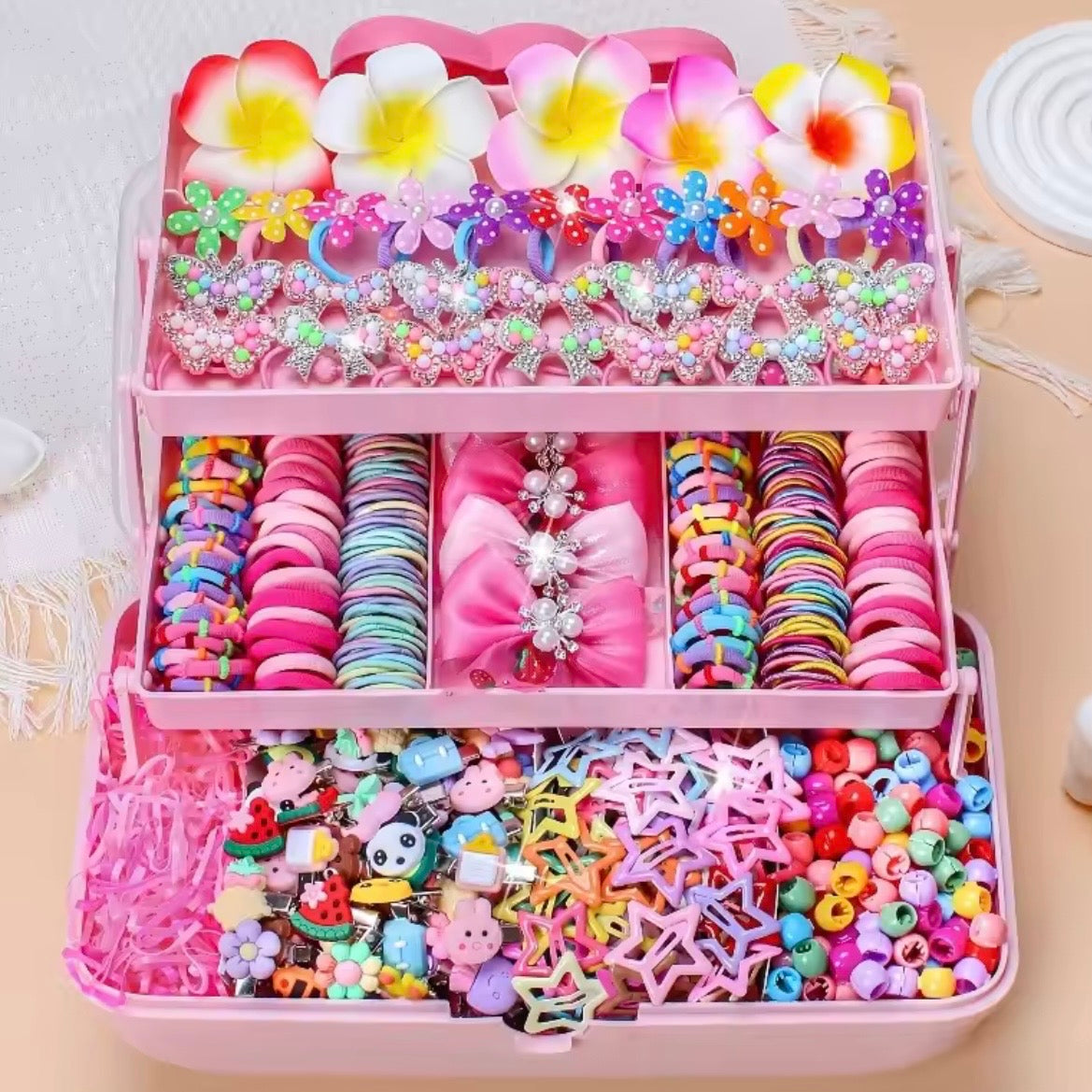 546-Piece Girls Hair Accessories Set 🎀