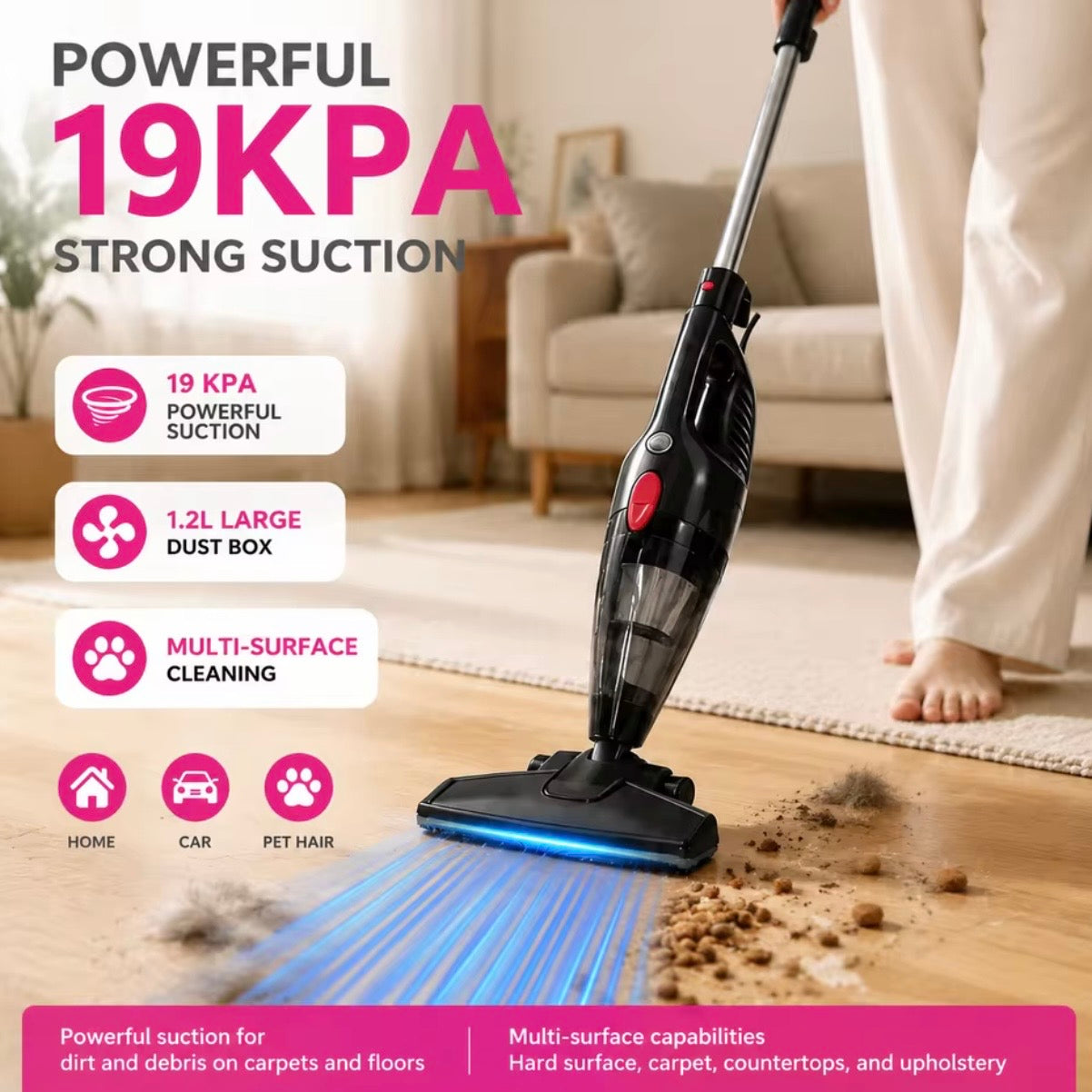 Lightweight Powerful Vacuum